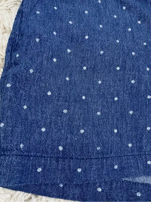 Old Navy Navy Blue Polka Dot Shorts thumbnail 4