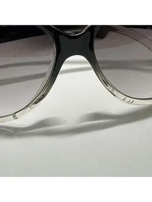 Guess Women's Gradient Black to Clear Oversized Sunglasses with Case and Cloth thumbnail 10