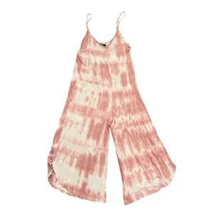 21 Saints Womens Jumpsuit Pants Size Large Capri Romper Tie Dye Y2k 90s Hipster thumbnail 2