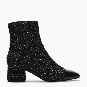 Steve Madden NEW Eiffel Bootie (Women) 8M, BLACK MULTI thumbnail 4