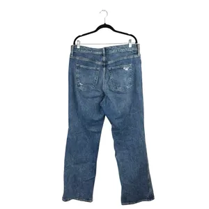 GAP Vintage Flare Women's Blue High Waist Distressed Denim Jeans Pants Size 32 thumbnail 2
