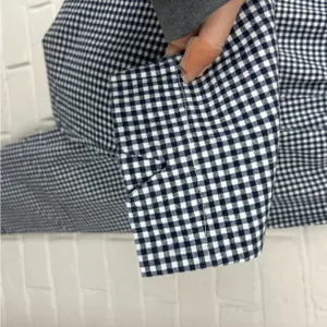 John Galt X Brandy Melville High Rise Gingham Tilden Ankle Cropped Pants Size S thumbnail 15