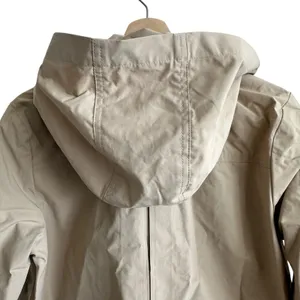 Dennis Basso Water Resistant Trench Coat S Hooded Women’s Minimalist Old Money thumbnail 7