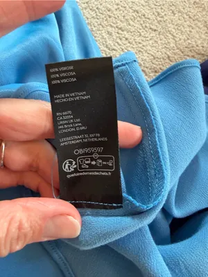 NWT By Anthropologie Blue Colorblock Satin Maxi Slip Skirt Small thumbnail 6