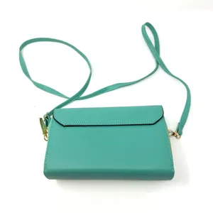 Forever‎ Young Bag Turquoise Magnetic Snap Wallet Phone Strap Small Zip Closure thumbnail 2