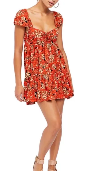 Free People Mini Floral Dress thumbnail 1