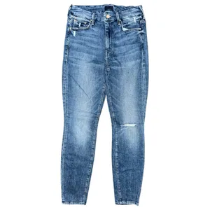 Mother Denim Women’s Size 27 Popism Blue The Looker High Rise Ankle Skinny Jeans thumbnail 6