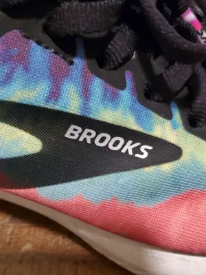 Brooks Women’s Tie-Dye Running Sneakers - Blue Pink Green thumbnail 2