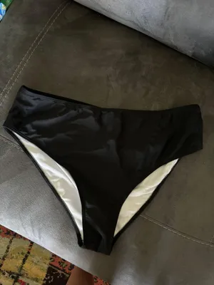 SheIn 2xl swim bottoms High waisted black NEW WITH TAGs thumbnail 2