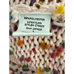 Cloud 10 Knit Multicolored Sweater Women’s Large Pink thumbnail 3