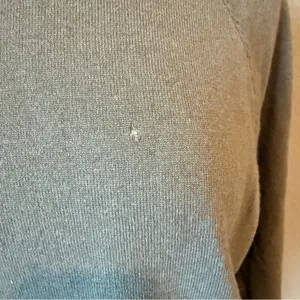 Brunello Cucinelli 100% Cashmere Sweater Brown Orange Trim S thumbnail 7
