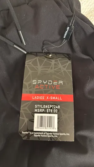 Spyder Active XS black Pants NWT thumbnail 3