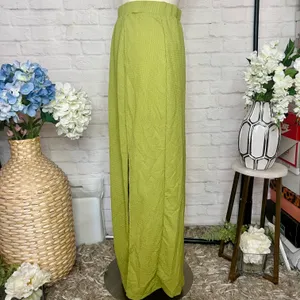 Avocado Green M Slit Skirt thumbnail 5