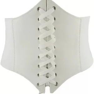 Corset Belt White New S M L thumbnail 2