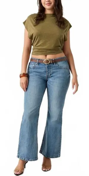 UO BDG Teo Relaxed Low-Rise Bootcut Jeans Urban Outfitters NWT Alberta 34 thumbnail 1
