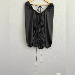Lucy in the Sky Glitter Long Sleeve Dress Size‎ XS Corset thumbnail 4