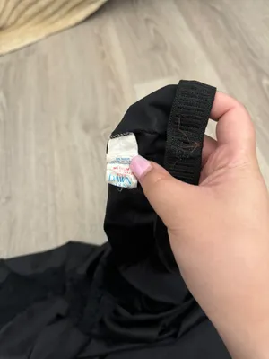 Vintage Black Slip Skirt thumbnail 5