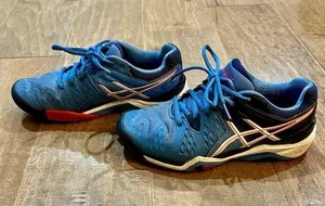 ASICS Women’s Gel Resolution Tennis Shoe Blue Size 7 thumbnail 1