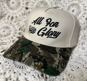 Zenana Boutique Camo All For His Glory Hat thumbnail 1