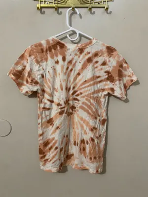 Billabong Pink Tie Dye Shirt with Palm Tree Embroidery thumbnail 2