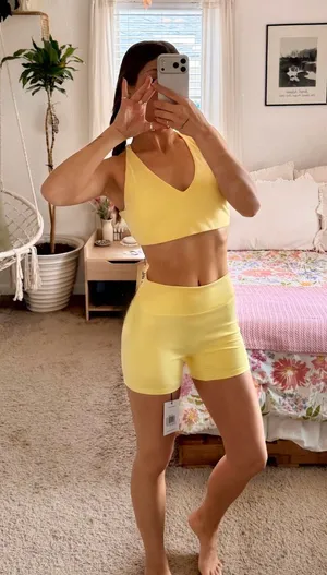 AYBL Yellow Set Women’s Workout thumbnail 1