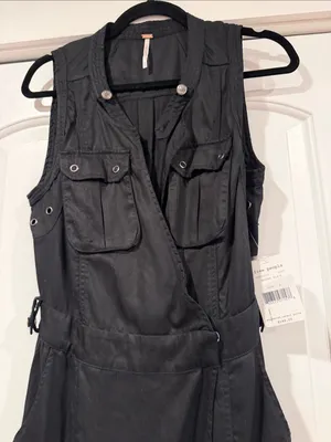 Free People Desert Daylight mini wrap‎ dress nwt small thumbnail 3