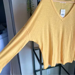 NWT Free People We The Free On My Mind Oversized Long Sleeve Tee Shirt thumbnail 3