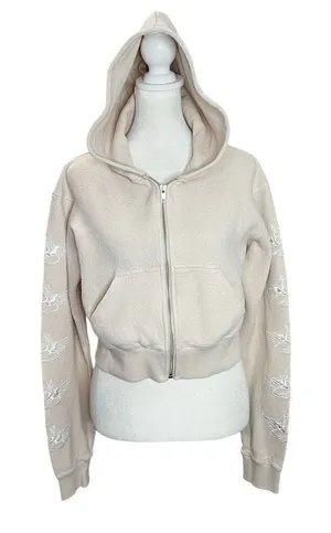 Boys Lie World Tour Spring Fling 1994 Angel Cropped Zip Hoodie M/L thumbnail 1