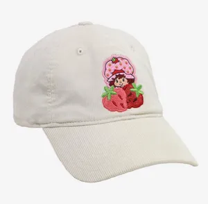 Strawberry Shortcake Baseball Corduroy Dad Cap Hat thumbnail 1