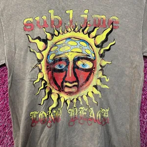 Sublime 40 oz to freedom Tan Rock Tshirt size Medium thumbnail 2