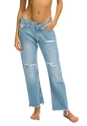 Aviator Nation Mid Rise Relaxed Surfer Jean thumbnail 1