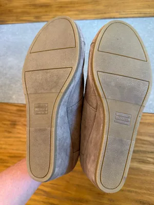 TOMS Desert Wedge Taupe Suede Lace-Up Bootie Size 11 thumbnail 6