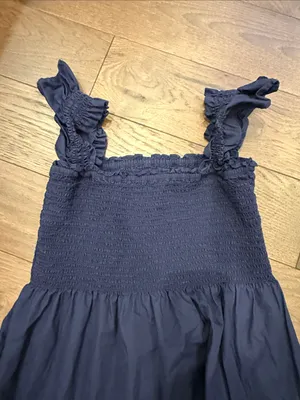 Kourt Women’s Navy Smocked Tiered Sundress Size Large - C60-038 thumbnail 4
