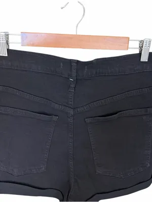 Madewell - NWT Roadtripper High Rise Jean Shorts Bennett Black Sz 31 thumbnail 6