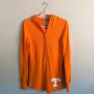 Y2k Orange Victoria'S Secret Pink University Of Tennessee Volunteers Thermal Top thumbnail 3