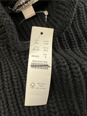 J. Crew Relaxed Rollneck Sweater in Black Size Small NWT thumbnail 5