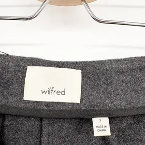 Wilfred Womens Charcoal Wool Cashmere Blend Minimalist Tapered Trousers Size‎ 2 thumbnail 4