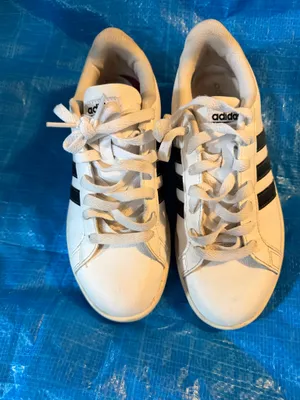 Adidas Cloudfoam sneakers White Low-Top Grand Court Sneaker Sz 8 streetwear thumbnail 3