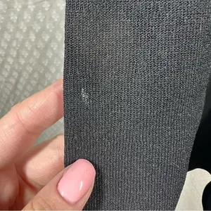 Shoshanna Black Gold Ruffle Sleeve Knit‎ Dress thumbnail 6