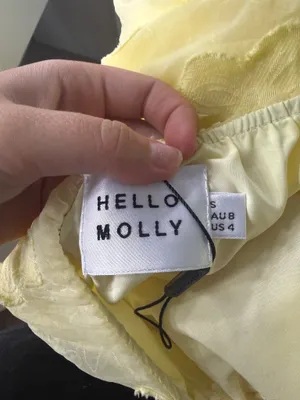 Hello Molly Yellow Floral Mini Dress thumbnail 4