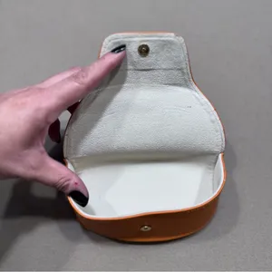 Tory Burch Burnt Orange Glasses/ Sunglasses Case thumbnail 4