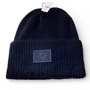 Aerie OFFLINE Logo Beanie • One Size • Black Knit • NWT thumbnail 4