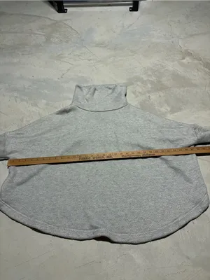 Free people free-est Light Gray Funnel Neck Sweatshirt medium thumbnail 5