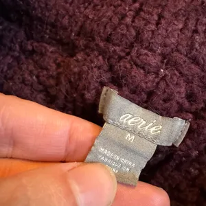 Aerie Chunky Cable Knit Sweater- Medium thumbnail 2