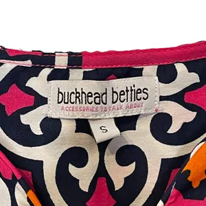 Buckhead Betties Geometric V-Neck 3/4 Sleeve Shift‎ Dress Multicolor Women Small thumbnail 6