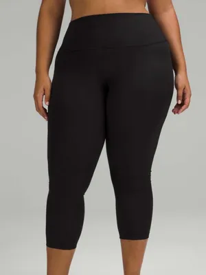 Lululemon Align Ribbed High-Rise Crop 23" Leggings Black thumbnail 2