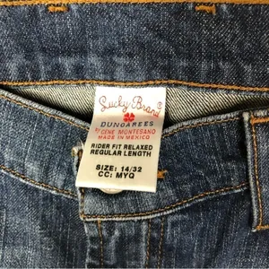 Lucky Brand Dark Wash Rider Fit Relaxed‎ Jeans 14 thumbnail 4