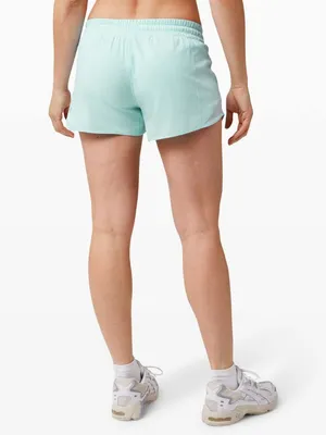 Lululemon Hotty Hot Short II Long 4" blue glow size 6 thumbnail 2