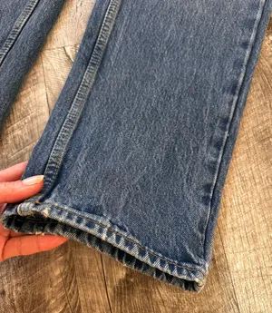 Good American NWT 90s Icon Straight Leg Blue Jeans Blue Size 2/26 thumbnail 2
