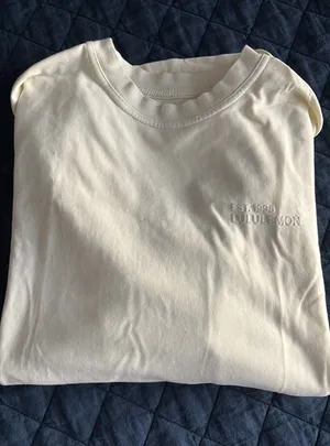 Yellow Boxy oversized lululemon shirt  thumbnail 1